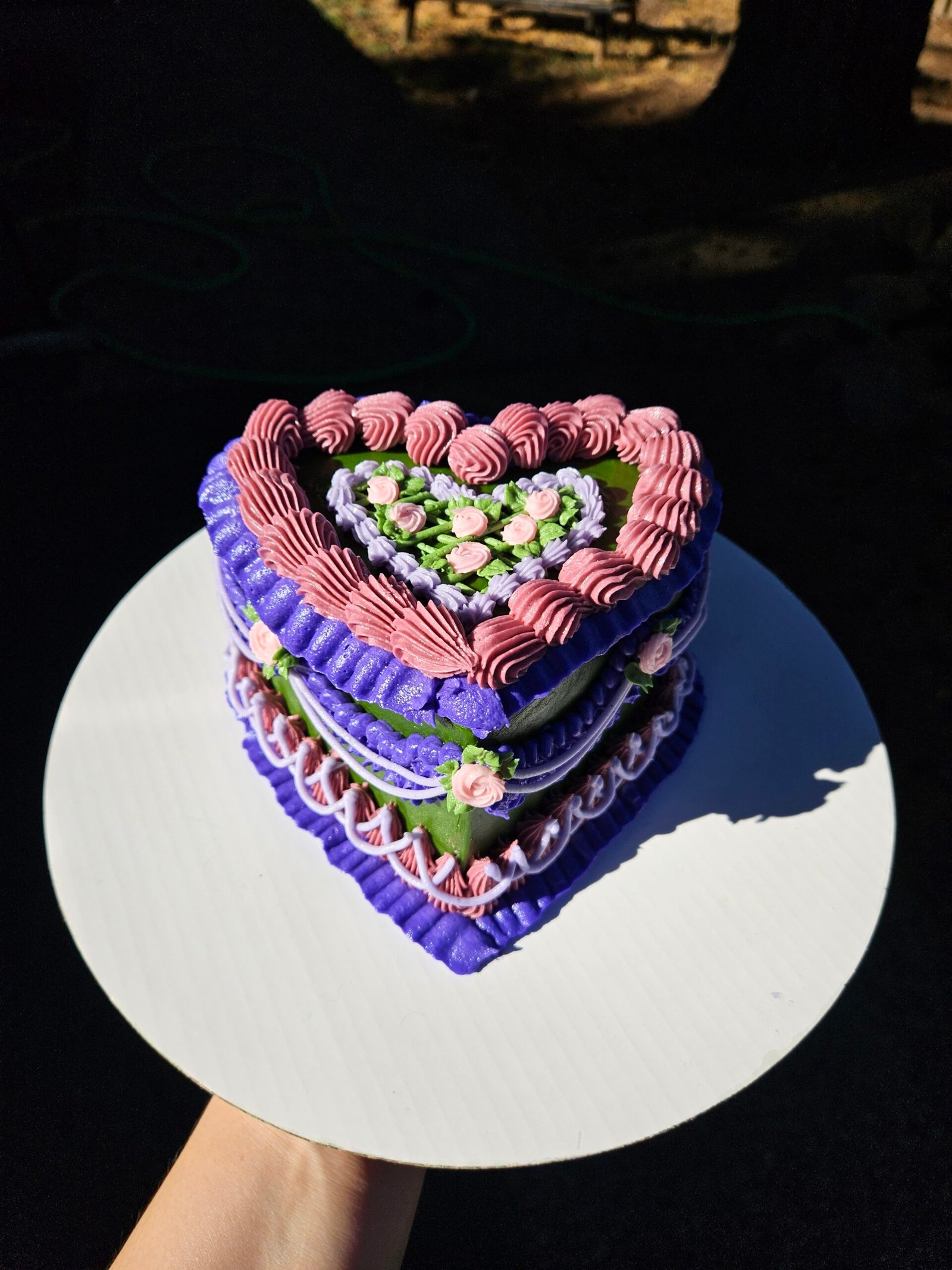 Lambeth Heart Cake