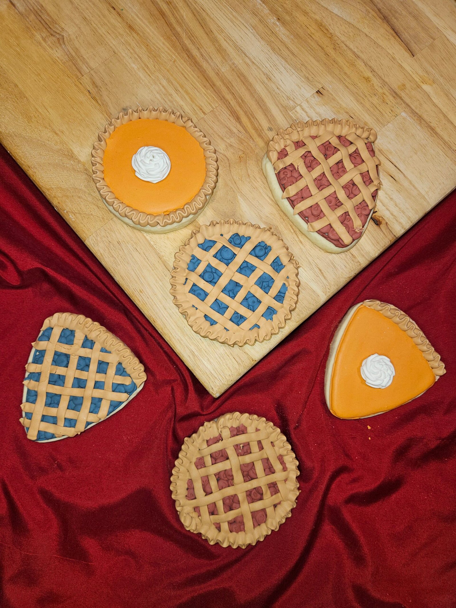 Pie decorated Sugar Cookies